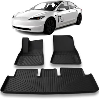 Tesloid Tesla Model 3 Floor Mats 3D Extreme Performance - 3rd Gen