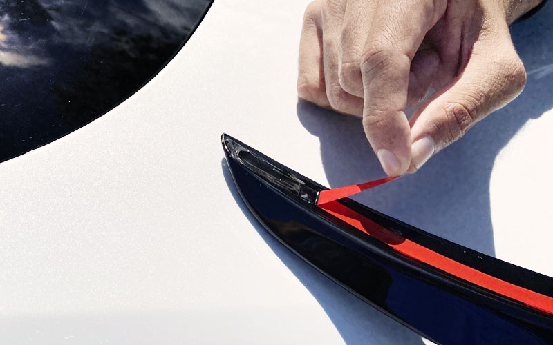 model 3 spoiler installation