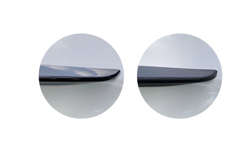Tesla Model 3 spoiler finish