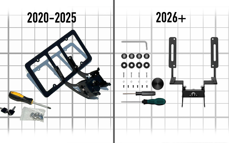 front plate holder for model Y