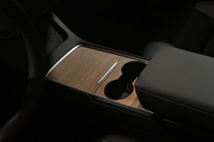 2021 Tesla Model 3 Console Wrap Wood