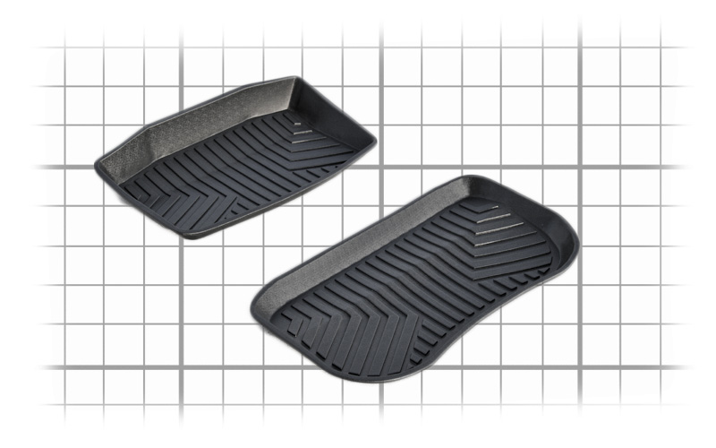 model 3 frunk trunk mats dimensions