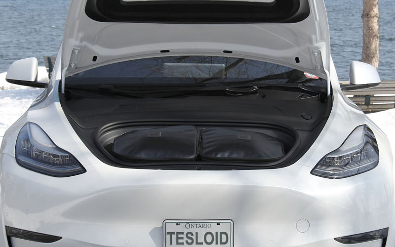 Tesla Model Y Custom-Fit Frunk Luggage Bag Set (Set of 2 for Front