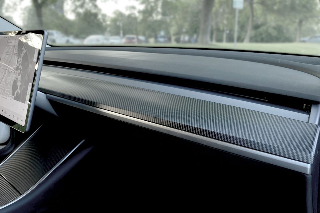 Tesla Dash Cover Carbon Fiber