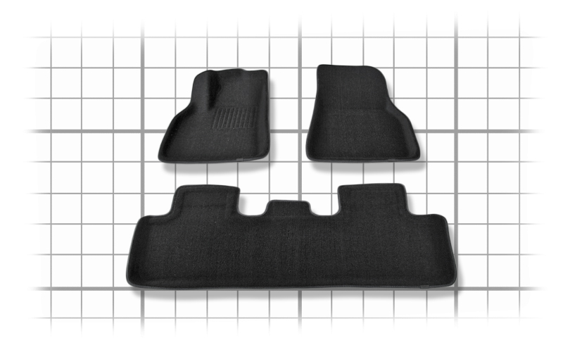 3D Floor Mats Model Y size