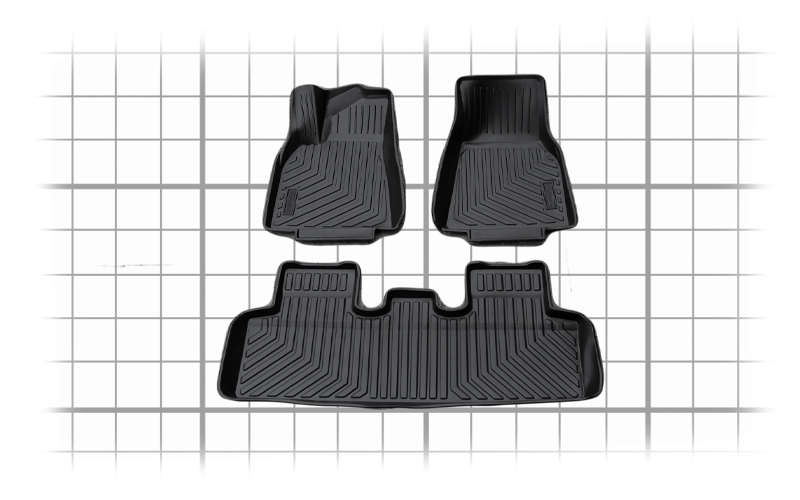 3D Floor Mats Model Y size