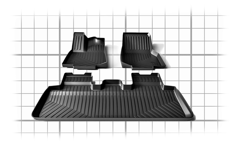 3D Floor Mats Model Y size