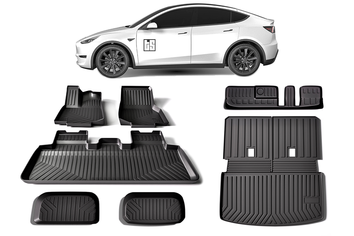 TAPTES® Tesla All-Weather Floor Mats for Model Y 2021 2022 2023 2024, –  TAPTES -1000+ Tesla Accessories