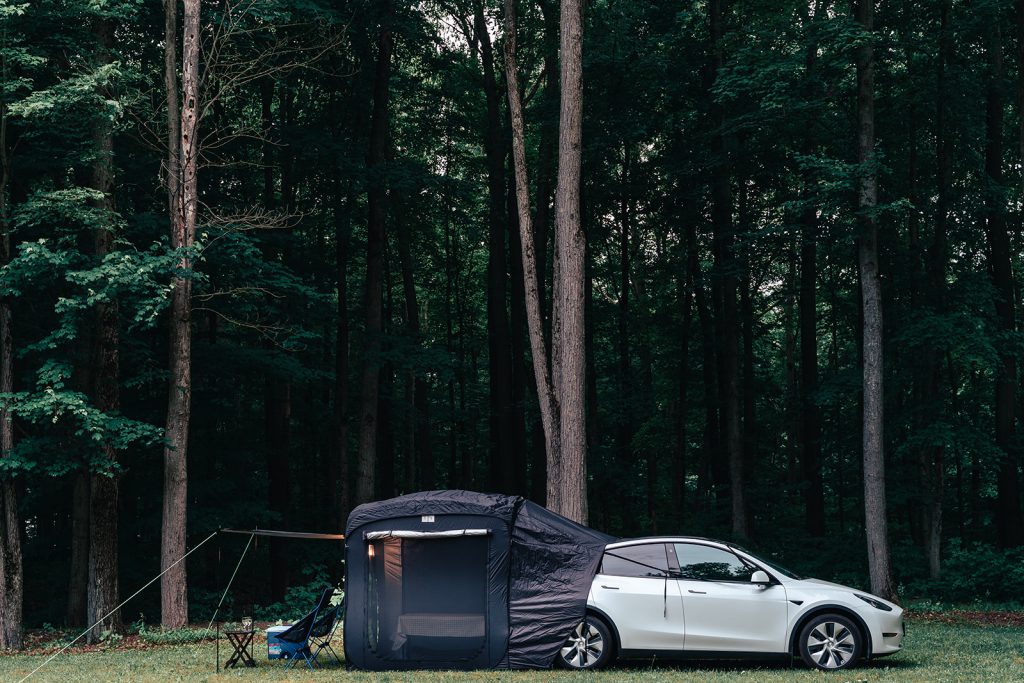 Tesla Model Y Camping Tent from Tesloid
