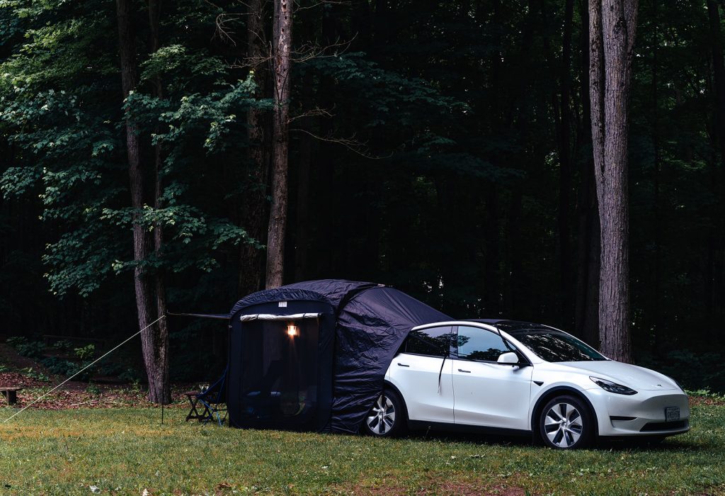 Tesla Model Y Camping Tent from Tesloid