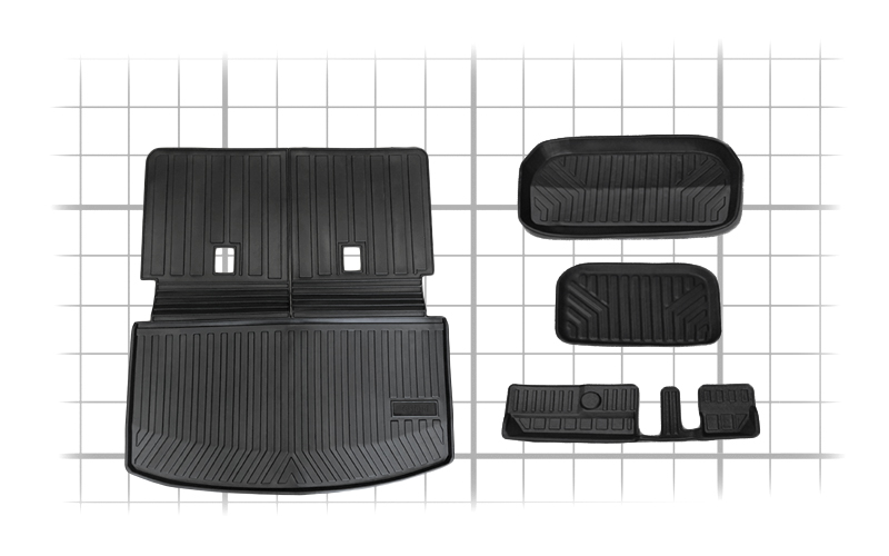 model Y frunk trunk mats dimensions