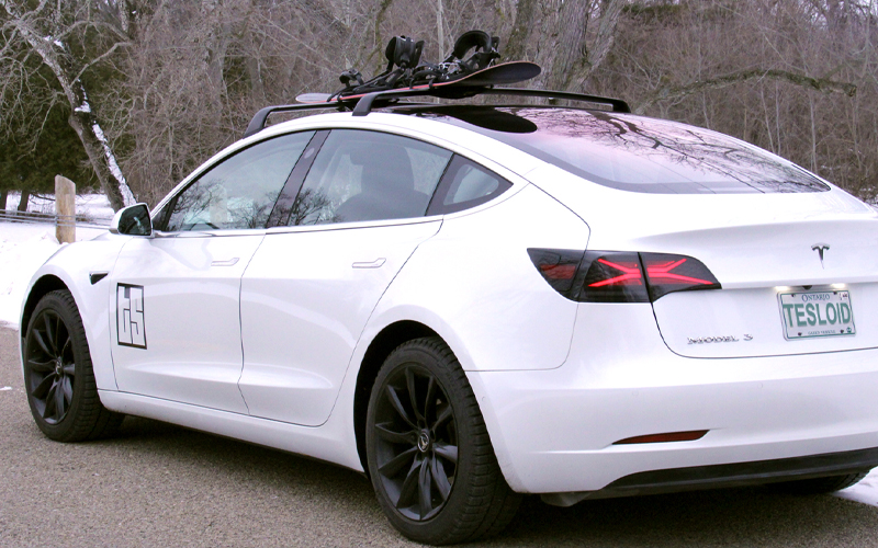 Tesla model 3 snowboard rack new arrivals