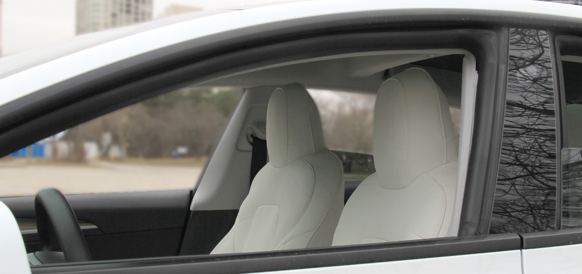 Model 3 White Seat Covers - Tesloid USA