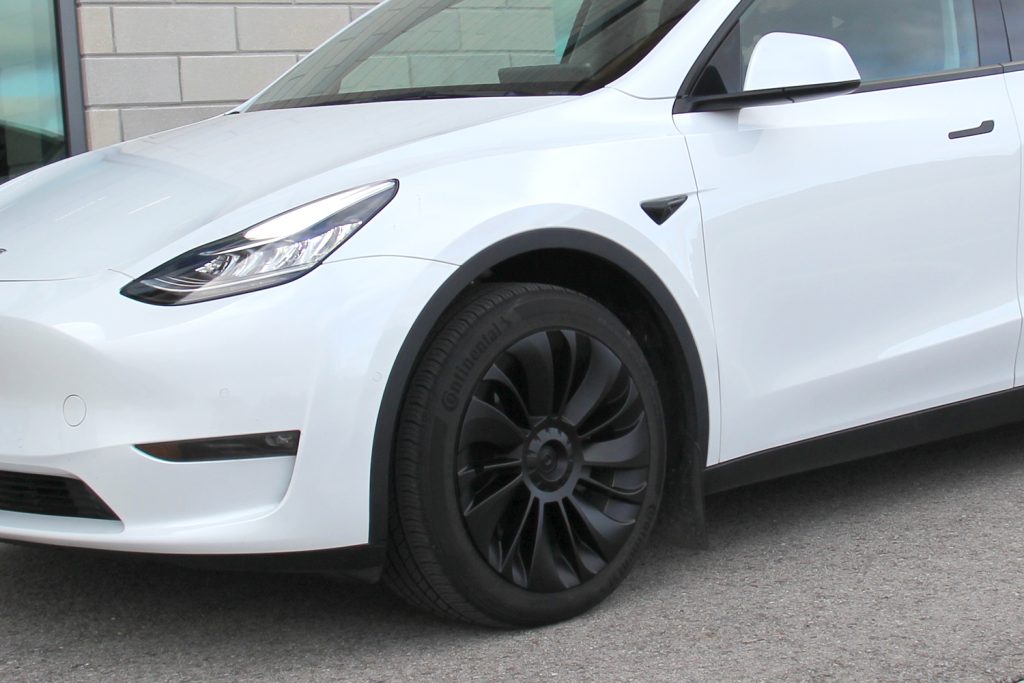 Tesloid's Model Y Induction Wheel Covers