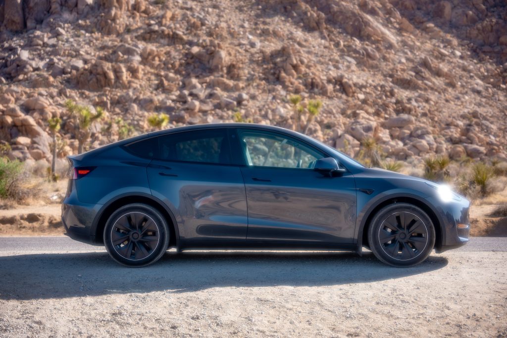 Midnight Silver Metallic Color Tesla Model Y