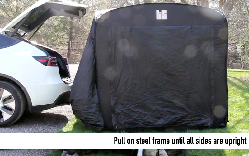 How to setup and take down the Tesloid Model Y Camping Tent? - Tesloid USA