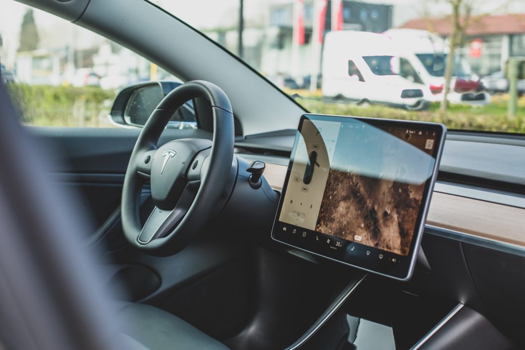 Interior of a Tesla Model 3 Before it was Refreshed