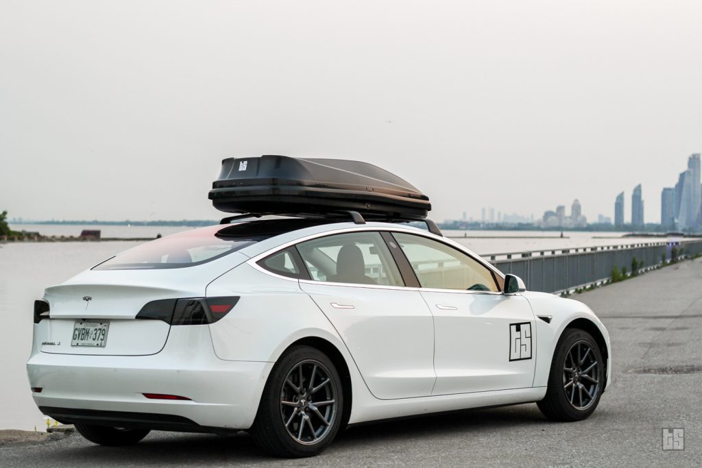 Tesla Model 3 Rooftop Cargo Box