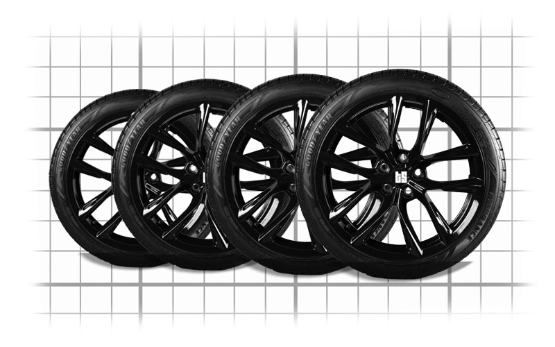 Tesla Model 3 Tesloid ts01 rims+ Tire Package -  19