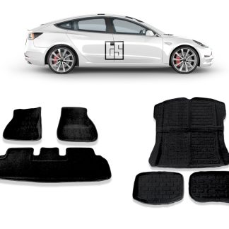 Tesla Model 3 Floor Mats and Cargo Mats Comfort Performance