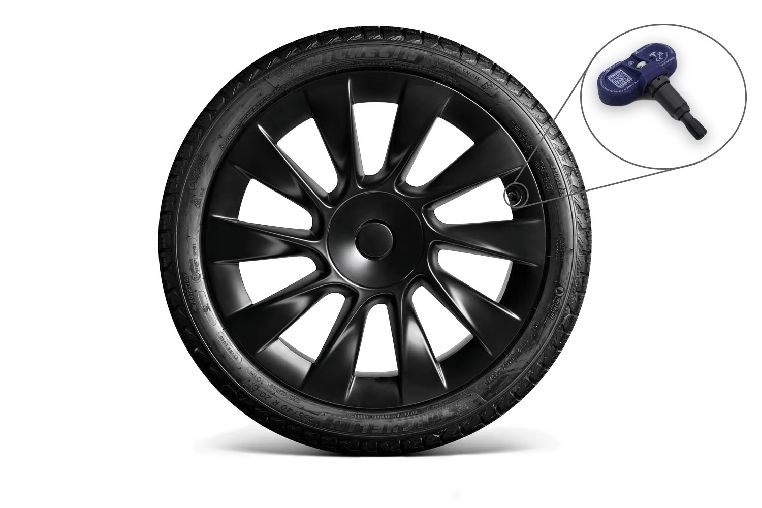 Tesla Model Y Winter Tire Package with TPMS