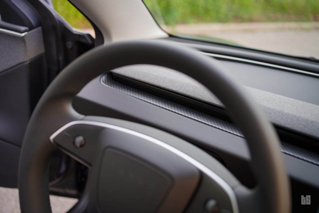 Tesla Dash Cover Matte Carbon Fiber for 2024 Highland