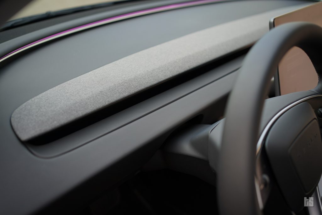 Tesla Dash Cover Matte Black for 2024 Highland