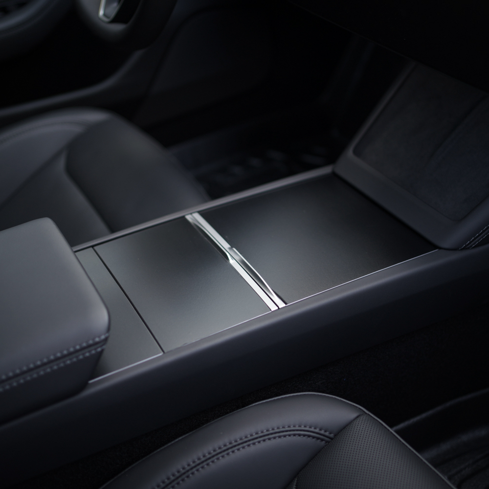 Model 3 Highland Center Console Wrap Matte Black