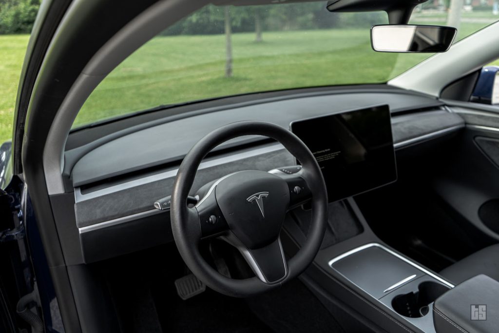 Tesla Model Y Alcantara Dash and Door Trim