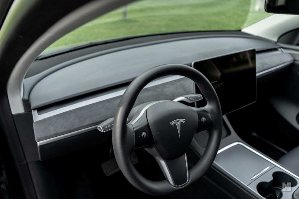 Tesla Model Y Alcantara Dash and Door Trim