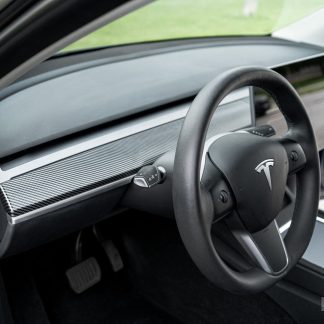 Tesla Model Y Gloss Carbon Fiber Dash and Door