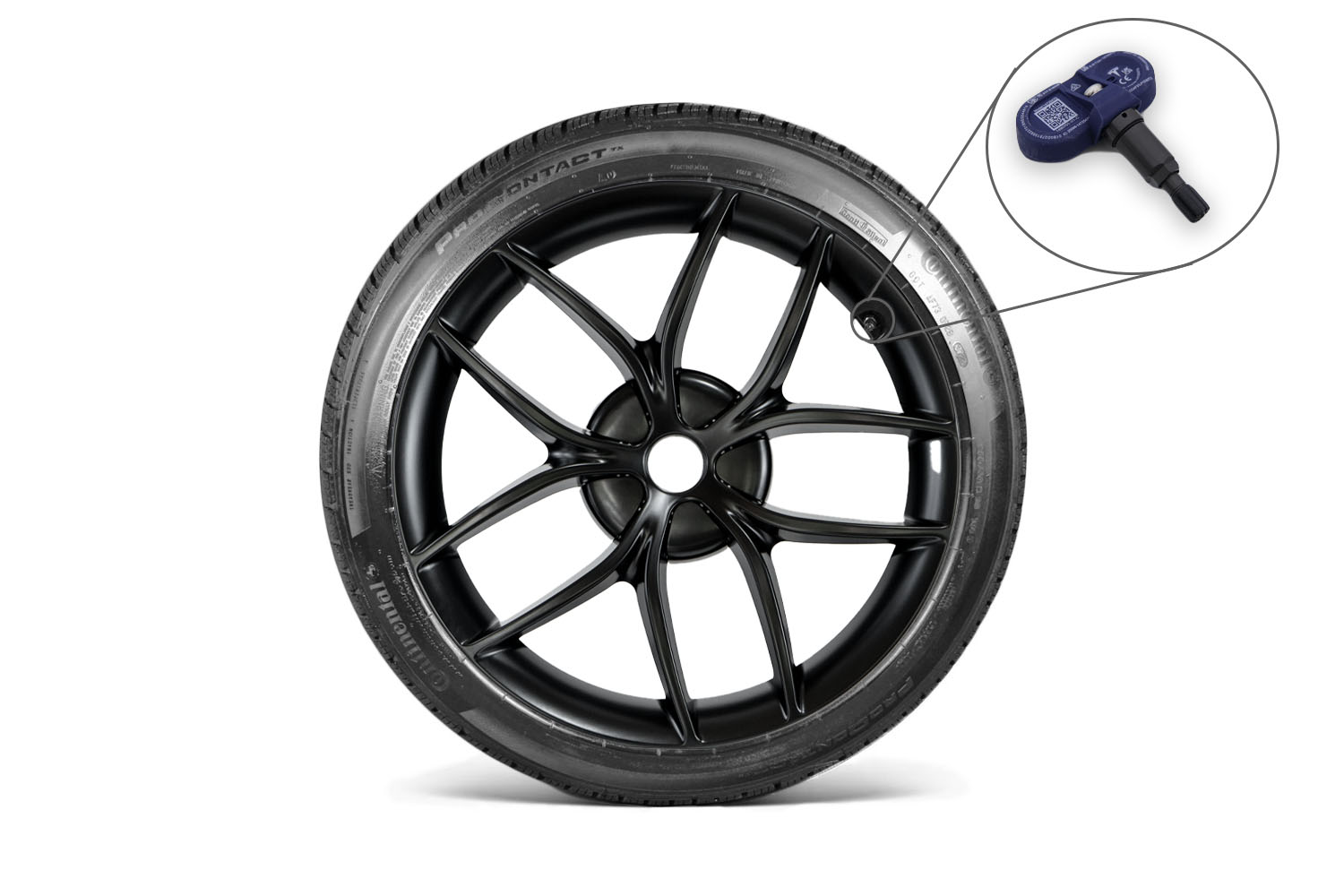 Tesla Model 3 Zero G Tesloid rims and Tire Package with TPMS