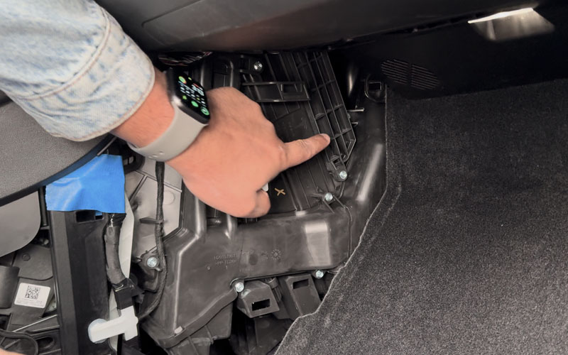 model 3/y cabin air filter installation instructions