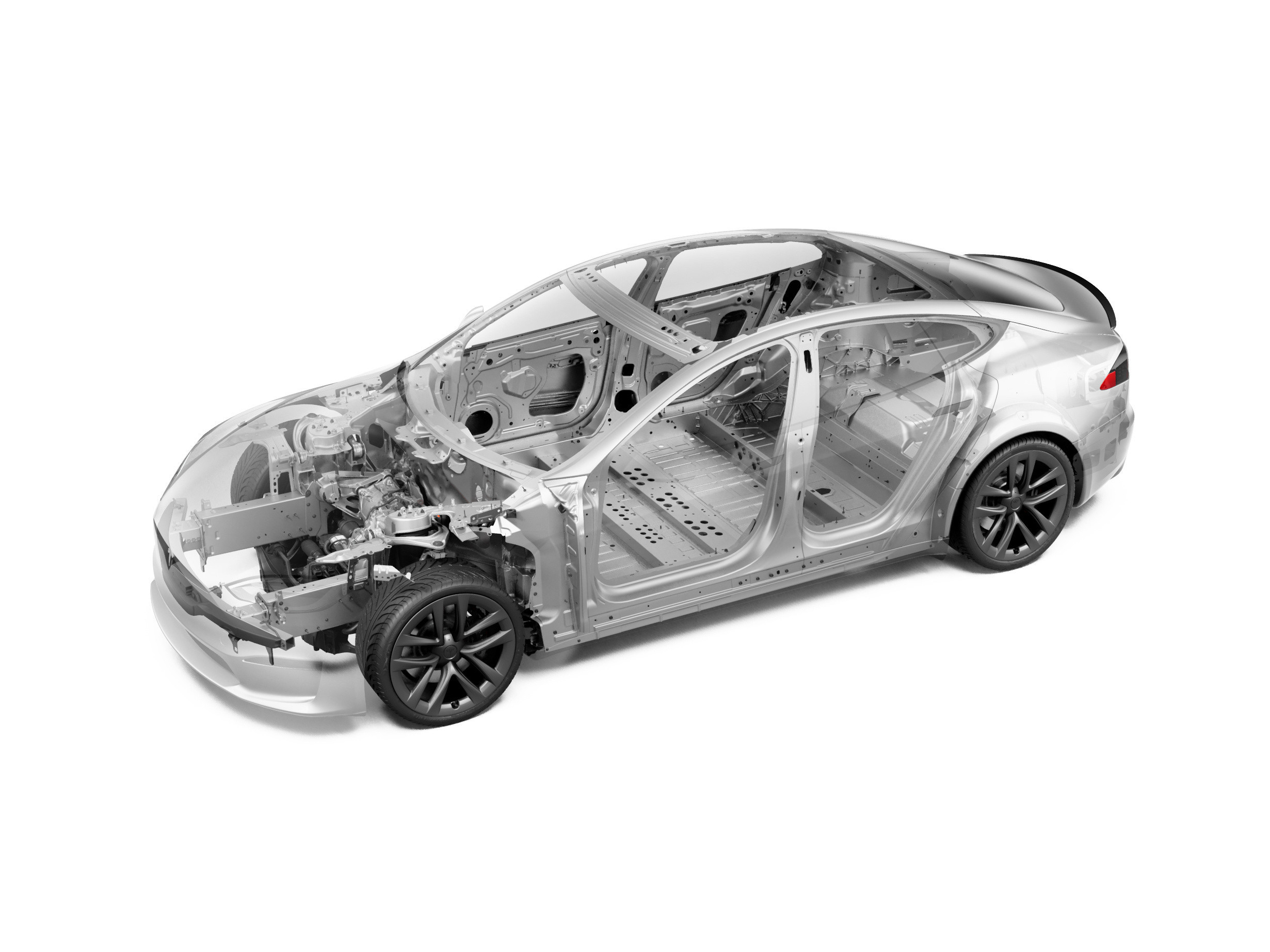 Tesla Model S with OEM Parts