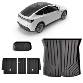 Tesla Model Y Juniper Cargo Mats - Trunk Mat, Sunbtrunk Mat and Backseat Mats