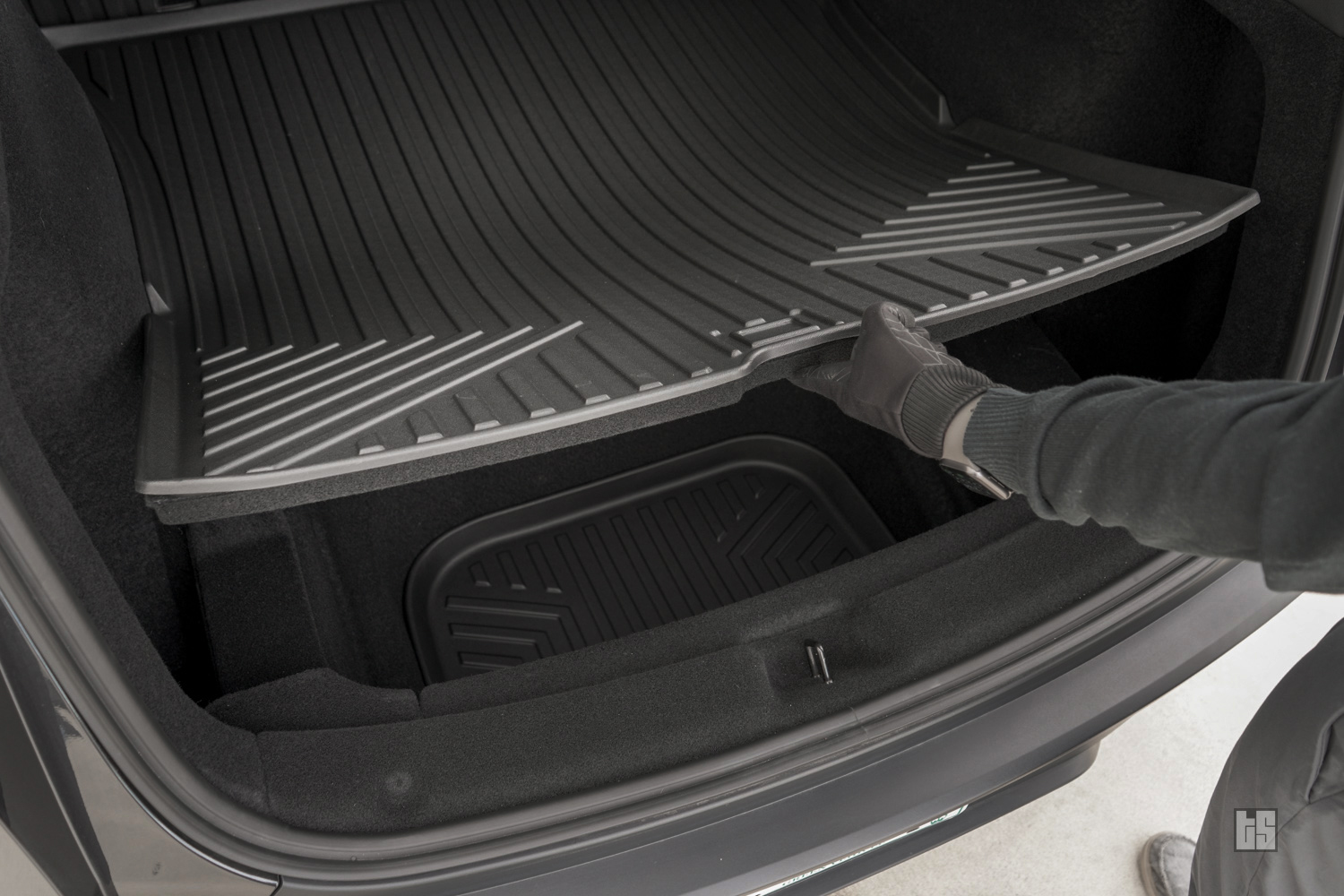 Tesla Model Y Juniper Trunk Mat. Frunk Mat and Subtrunk Mat - Cargo Mats