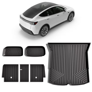 Tesla Model Y Juniper Trunk Mat. Frunk Mat and Subtrunk Mat - Cargo Mats