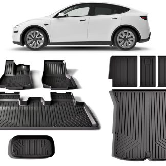 Tesla Model Y Juniper Floor Mats and Cargo Mats Bundle