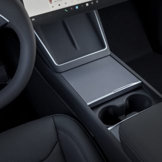 Tesla Model Y Juniper 3D Cup Holder and Wireless Charger Liners