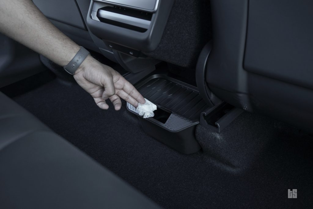 Tesla Model Y Juniper Rear Trash Can