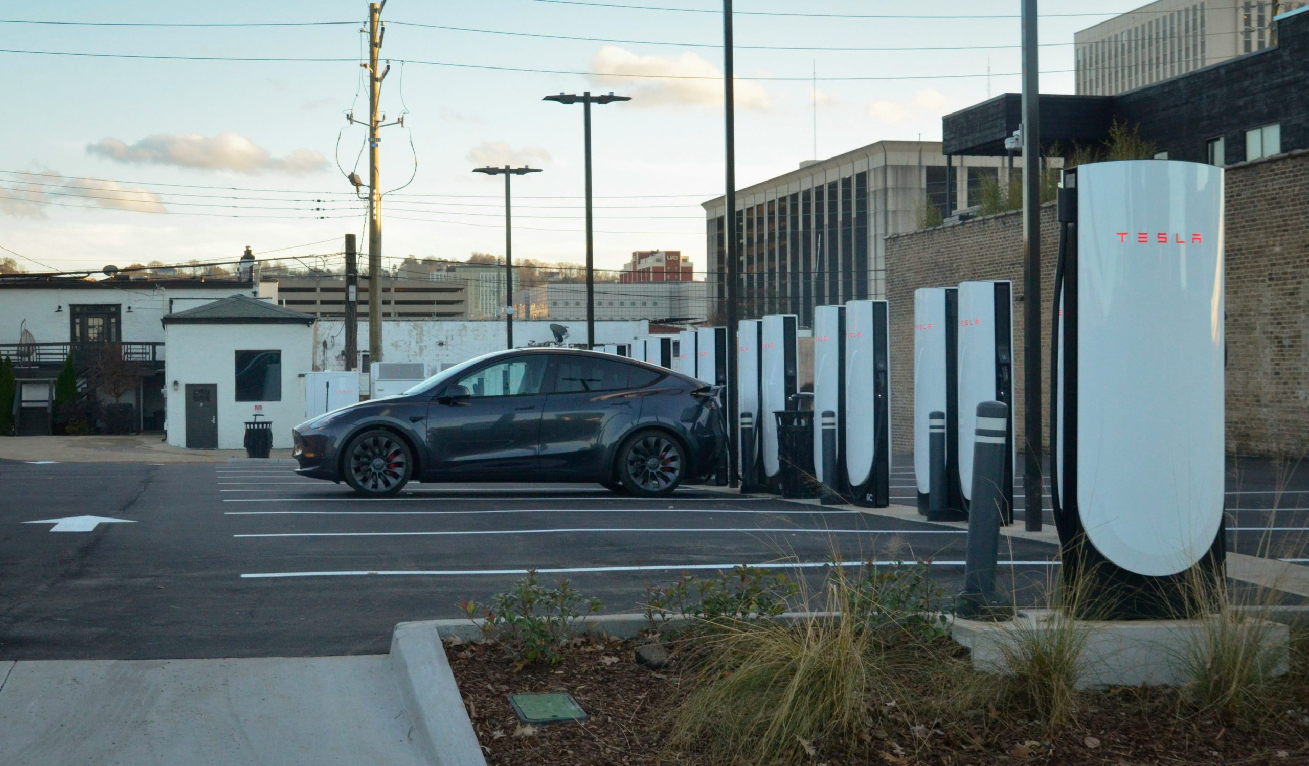 Tesla Supercharging Station