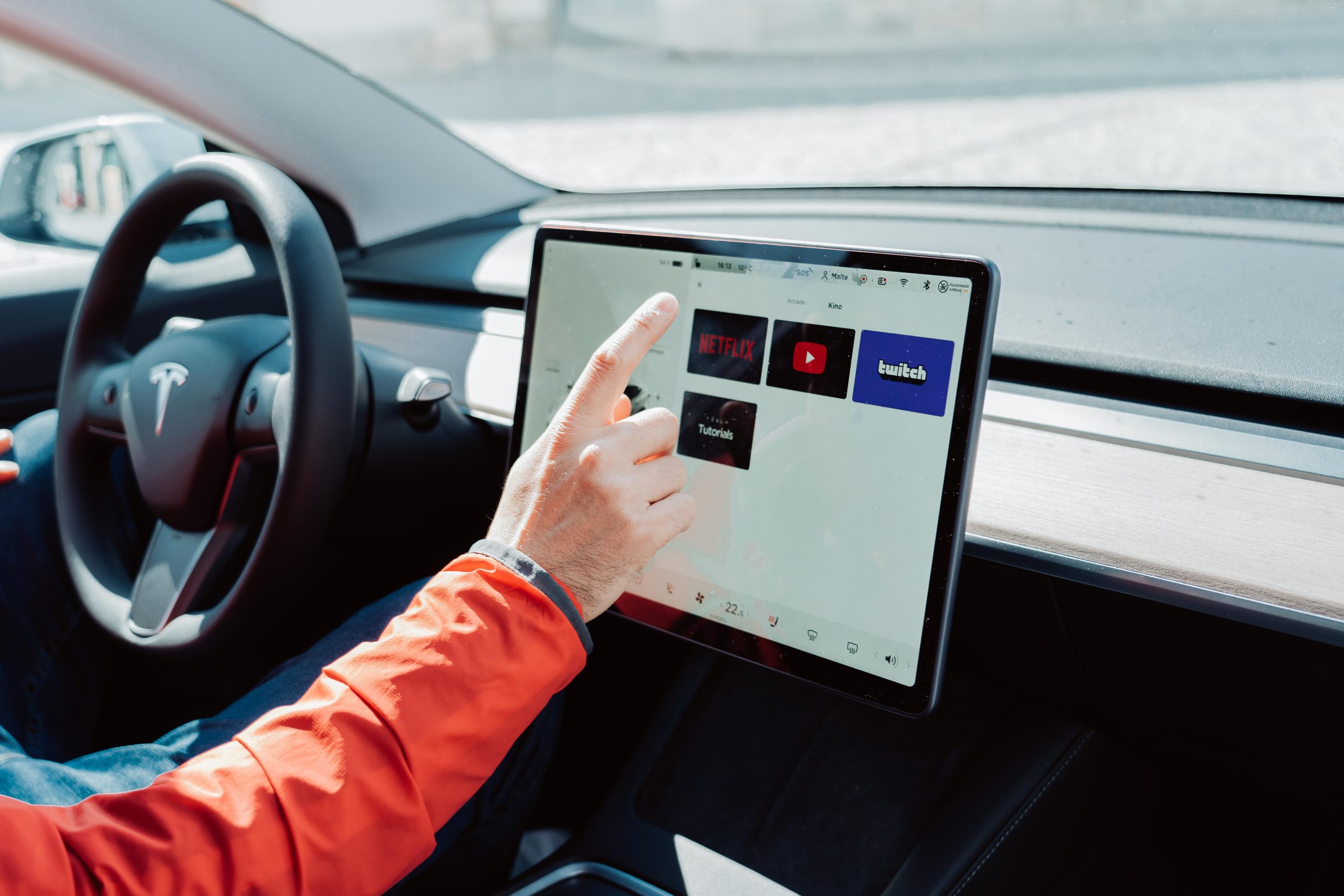 Using Tesla Touchscreen for Keys