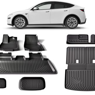 2026 2027 Tesla Model Y Premium Floor mats and Cargo Mats - 7 Seater Bundle